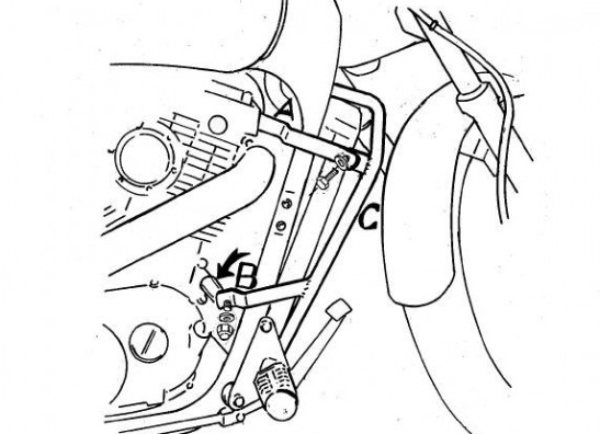 Engine Guard Honda VT 1100