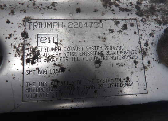 Auspuff Triumph Sprint ST 1050