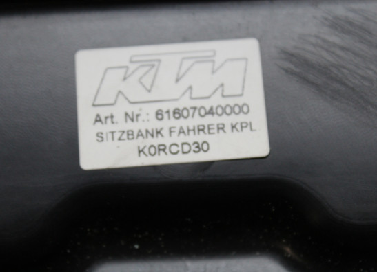 Zadel KTM 1290 Super duke