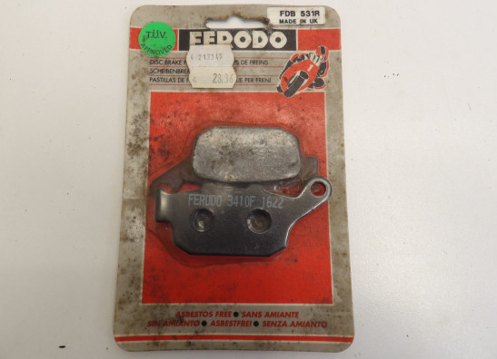 Remblokken achter Honda TRANSALP