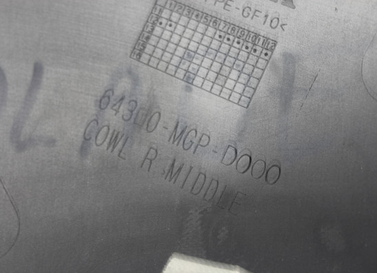 Rechter zijkuip Honda CBR Fireblade