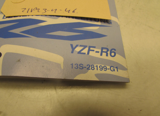 Instructieboekje Yamaha YZF R6