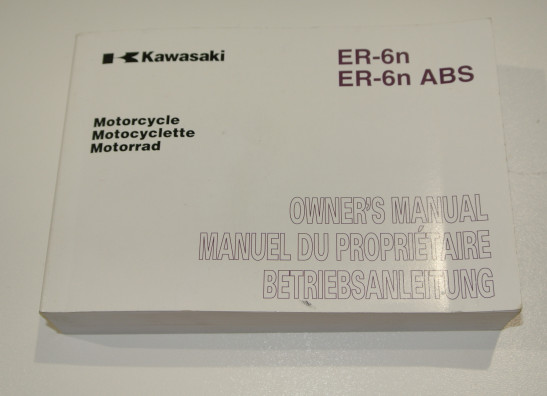 Fahrerhandbuch Kawasaki ER 6