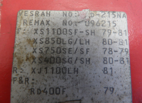 Braking pads front Yamaha XS 1100