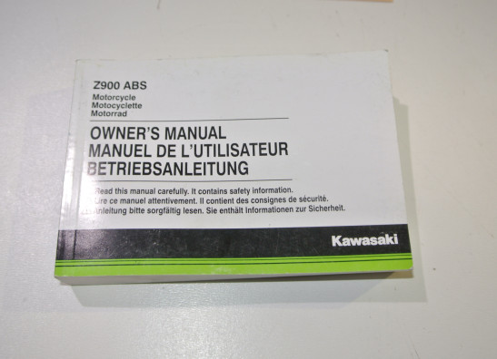 Instructieboekje Kawasaki Z 900