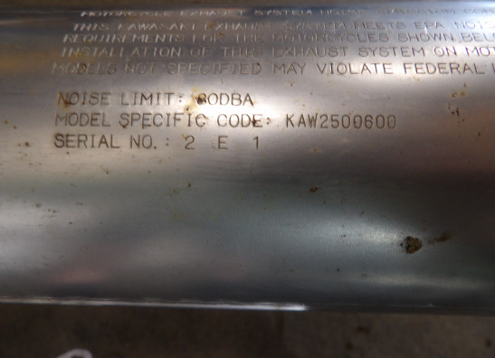 Muffler Kawasaki ZZR 600