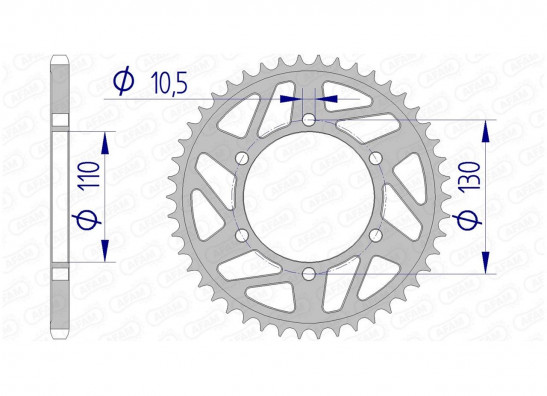 Rear sprocket Suzuki GSX R 1000