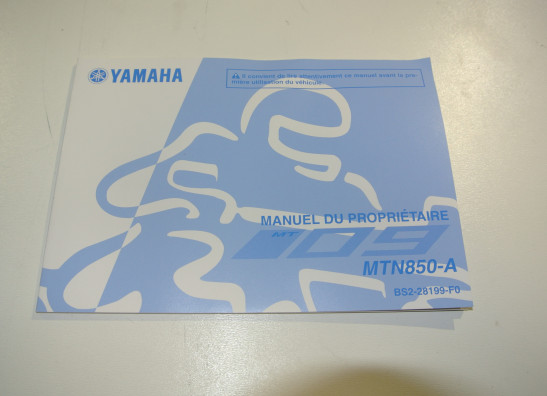 Fahrerhandbuch Yamaha MT 09