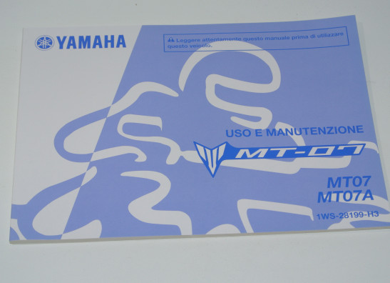 Instructieboekje Yamaha MT 07