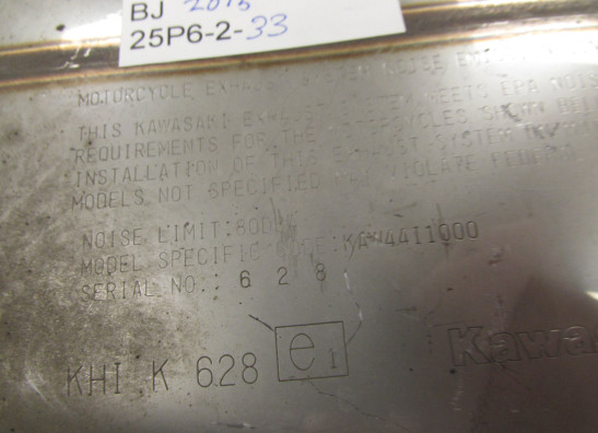 Auspuff Kawasaki Z 1000 Sx