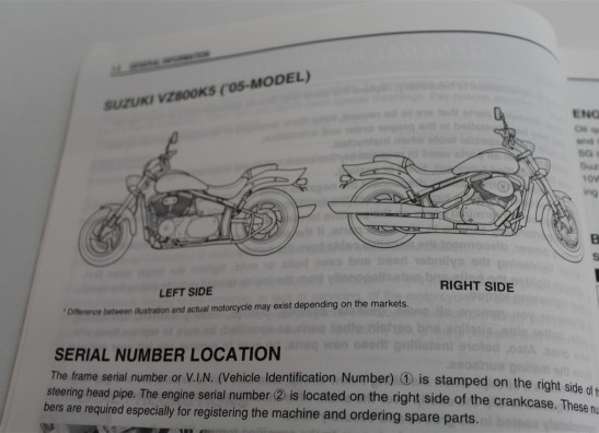 Bedienungsanleitung Suzuki VZ 800 marauder