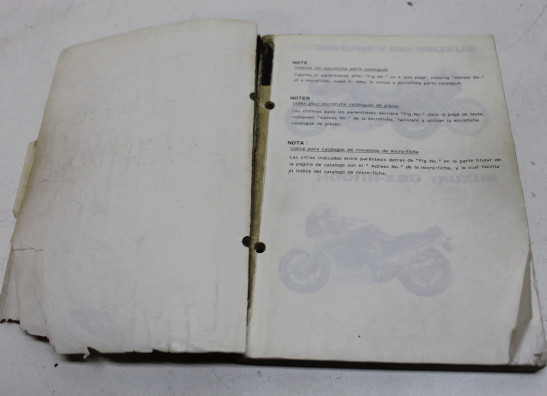 Teilebuch Suzuki GSX R 1100