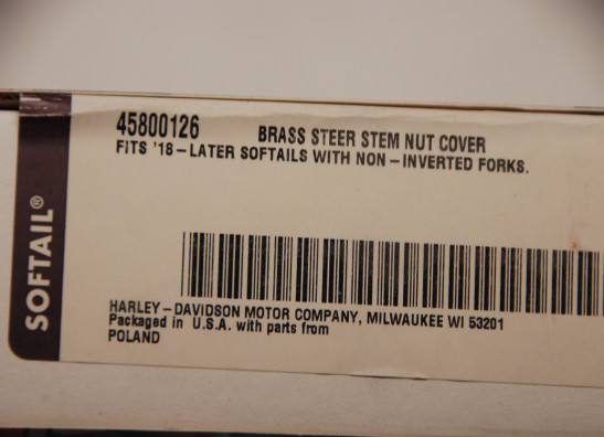 Kroonplaat Harley Davidson Softtail