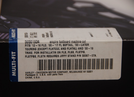 Duo voetsteun set Harley Davidson Touring FL