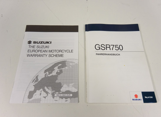 Fahrerhandbuch Suzuki GSR 750