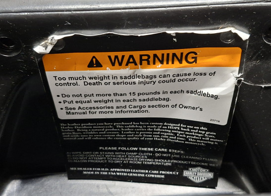 Koffersatz Harley Davidson FLSTC Heritage Softail Classic