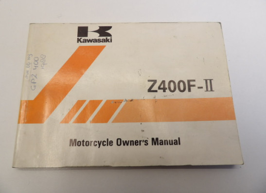 Manuel Kawasaki GPZ 400
