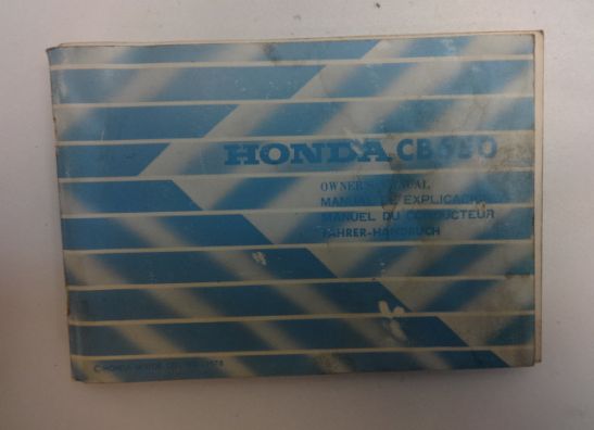 Instructieboekje Honda CB 650