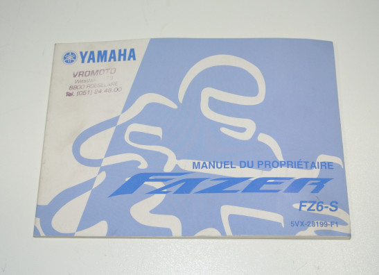 Fahrerhandbuch Yamaha FZ6