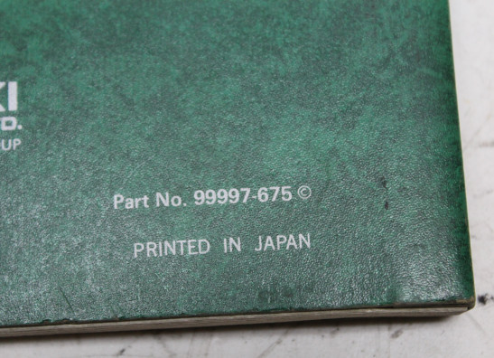 Parts book Kawasaki Z 750