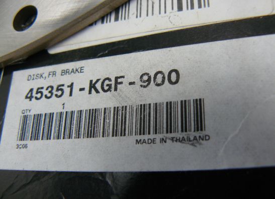 Remschijf voor Honda SH 125 i