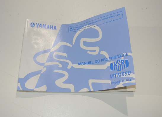 Fahrerhandbuch Yamaha XSR 900