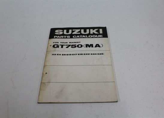 Onderdelenboek Suzuki GT 750