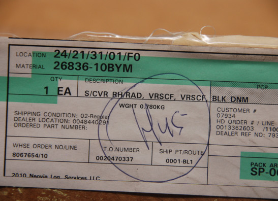 Kuhler Teile Harley Davidson VROD VRSC