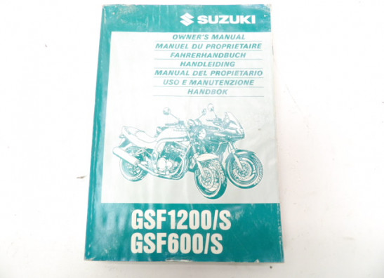 Instructieboekje Suzuki GSF 1200 Bandit