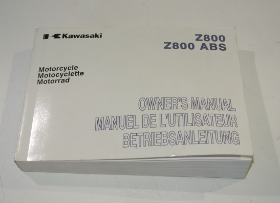 Instructieboekje Kawasaki Z 800