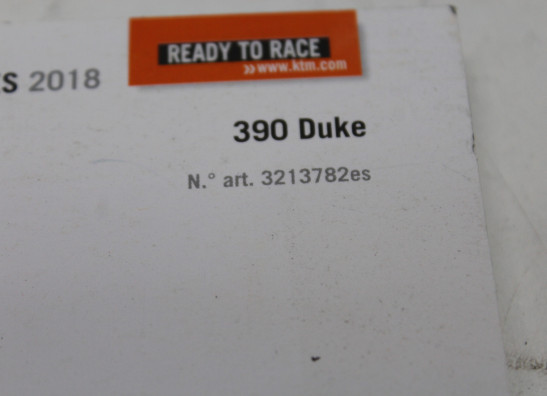 Instructieboekje KTM 390 Duke