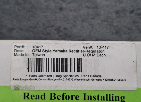 Regler Gleichrichter Yamaha XT 600