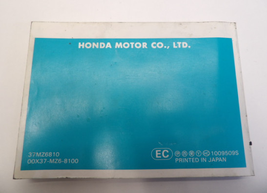 Instructieboekje Honda NTV 650