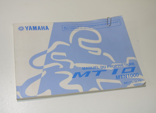 Manuel Yamaha MT 10