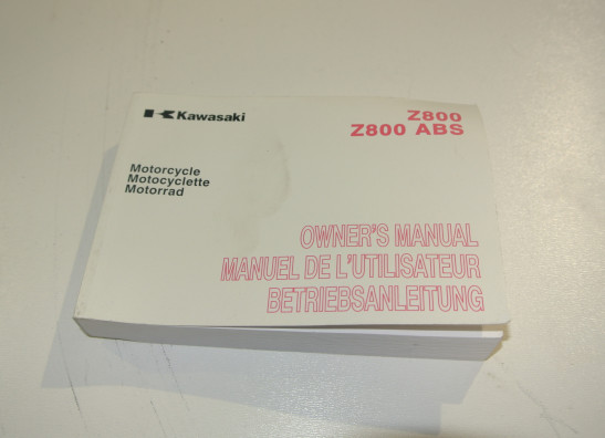 Fahrerhandbuch Kawasaki Z 800