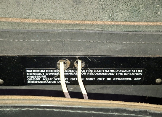 Saddlebag right Harley Davidson FLSTC Heritage Softail Classic