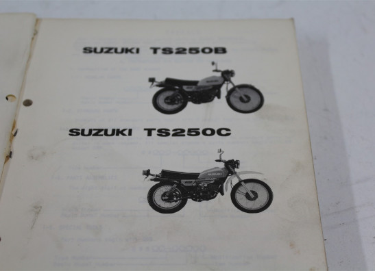 Onderdelenboek Suzuki TS 250