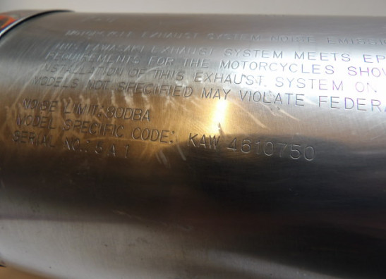 Uitlaat Kawasaki Z 750