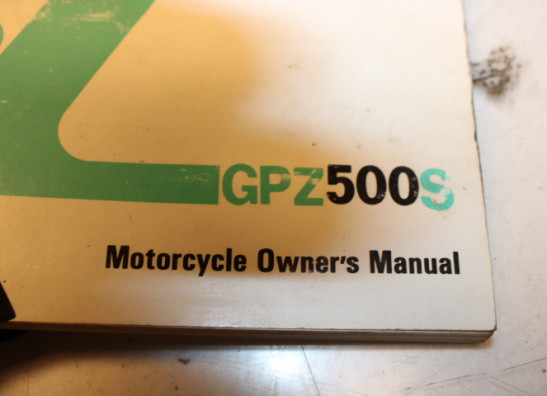 Instructieboekje Kawasaki GPZ 500