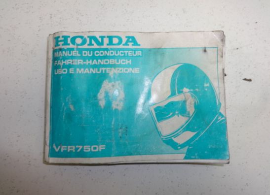 Instructieboekje Honda VFR 750