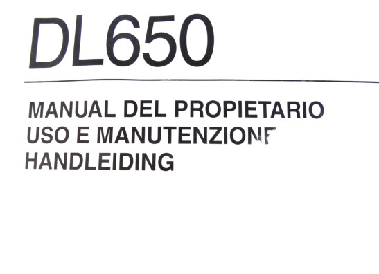 Manuel Suzuki DL 650 V STROM