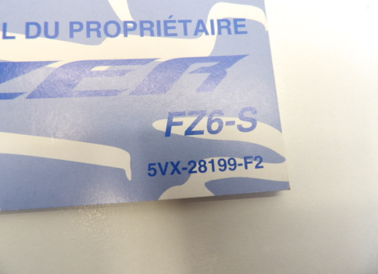 Fahrerhandbuch Yamaha FZ6