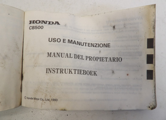 Fahrerhandbuch Honda CB 500