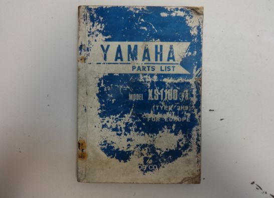 Instructieboekje Yamaha XS 1100