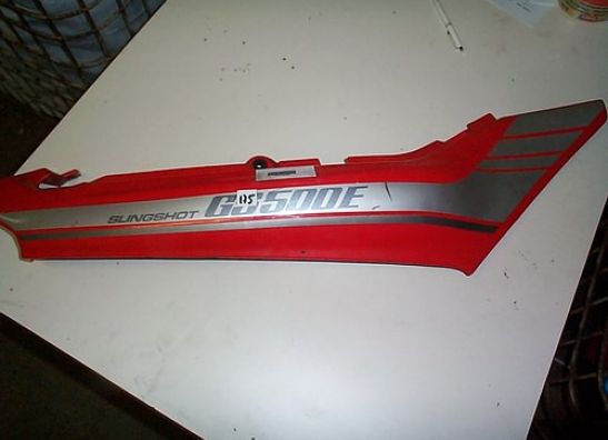 Rechter achterkant Suzuki GS 500 E