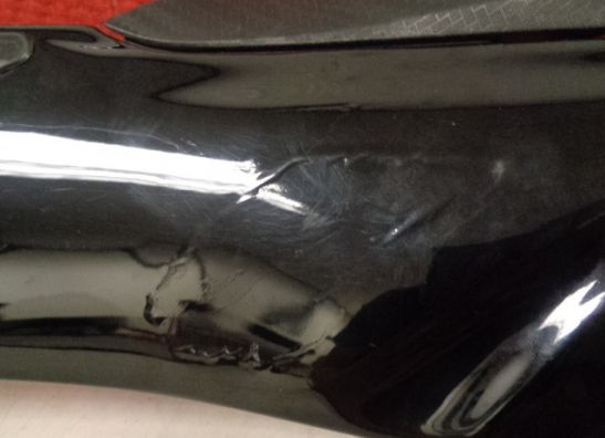 Linker achterkant Suzuki GSX R 1000