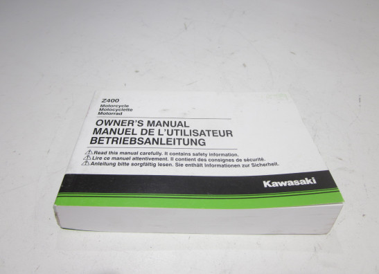Instructieboekje Kawasaki Z 400