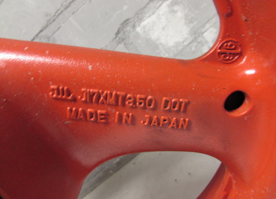 Rear wheel complete Suzuki GSX F 600