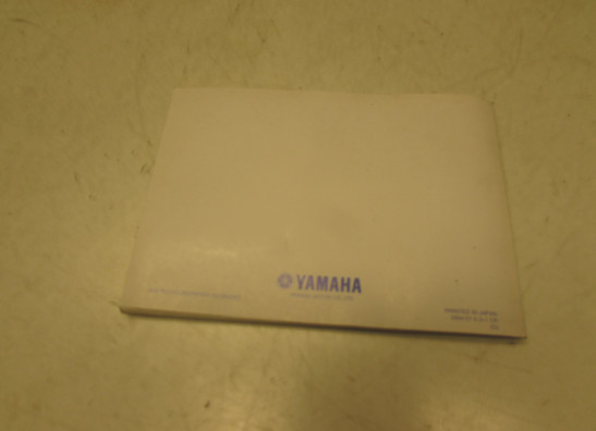 Fahrerhandbuch Yamaha FAZER 600