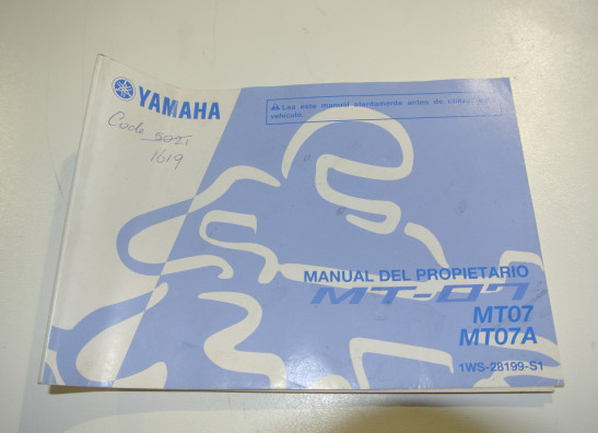 Fahrerhandbuch Yamaha MT 07